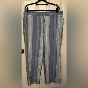 NWT Old Navy linen pants, size XL